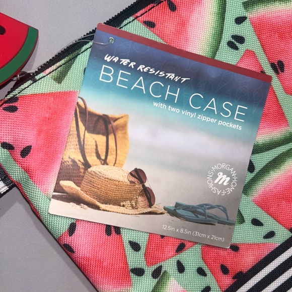 NWT Morgan Home WATERMELON Water Resistant Beach Case TOUCHSCREEN compatible - Picture 3 of 7